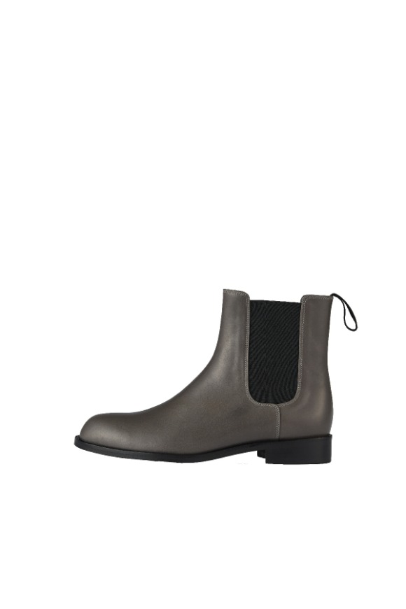 Gray Chelsea Boots